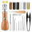 Sewing Awl Kit, Portable Awl Tool Stitching Leather Sewing Awl Thread Kit, Leather Sewing Waxed Thread Kit 1