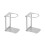 2Pcs Foldable Coffee Drip Holder Pour over Dripper Stand Aluminum Espresso Coffee Machine Support Stand 1