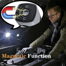 Opvouwbare Buitenkampeerlamp, Draagbare Telescopische Hangende Tentlamp met 1800 MAh-Batterij, Noodlantaarn B