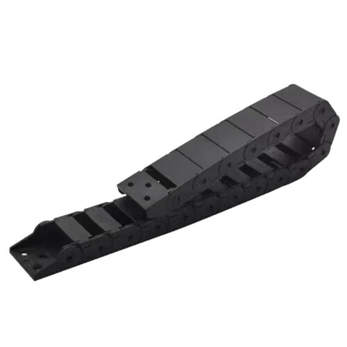 Cable Chains 18x25mm Bridge Type Semi-Open Plastic Towline Transmission Drag Chain for Machine