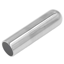 Barra slide per chitarra 83x22 mm in acciaio inossidabile argentato
