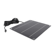 6W Solar Panel Charger Monocrystalline Solar Panel Kit Compatible With Phone Small Fans Outdoor Security Camera Type C Port