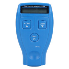 Paint Thickness Meter 0.01mils Resolution Digital Display Coating Depth Gauge Tester Compatible With Paint Film Paper Coating Thickness