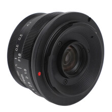 25mm F1.8 APS-C portretlens met groot diafragma, vaste handmatige scherpstelling, compatibel met FujiFilm FX-vatting X T1 XA1 X E2 X M1 X Pro2 Zwart