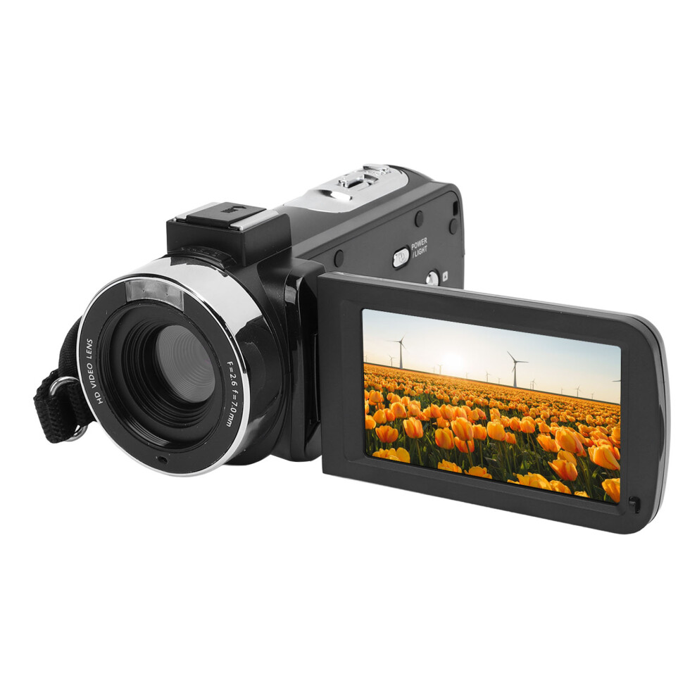 Video Camera Camcorder 2.7K Digital Camera Recorder 48Mp 3.0 Inch Rotation Tft Screen 16X Digital Zoom Camcorder Camera Compatible With Travel Light 3713418119741