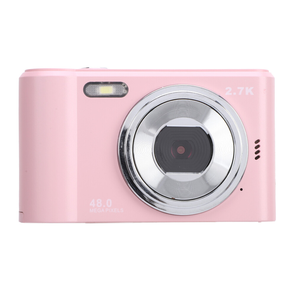 Digital Camera 2.4 Inch Ips Screen 2.7K 48Mp 8X Zoom Autofocus Portable Digital Camera Compatible With Kids Students Roseate Light 3832849783335