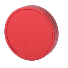 Lensdop van aluminiumlegering, compatibel met Instax EVO, stof-, water- en krasbestendig, beschermkap voor cameralens, rood.