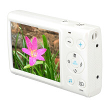 Digital Camera 4K 64MP MP3 Player 18X Zoom Auto Focus 2.8inch Screen Compact Digital Camera Compatible With Travel Gift White