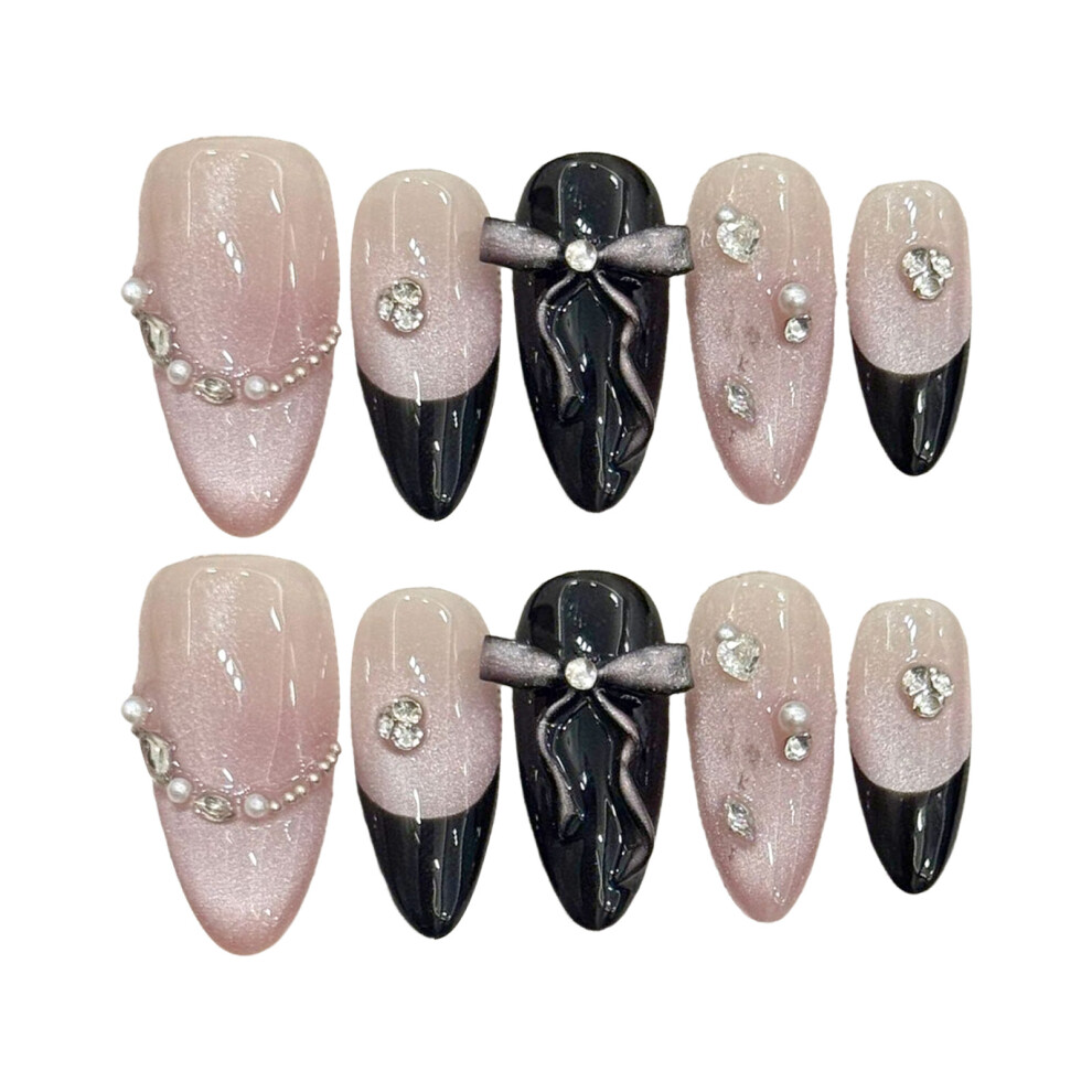 Penghui-Toys (871) Bowknot Glossy Artificial Nails Diy Kit