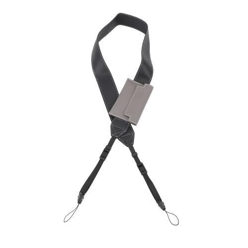 Camera Strap 4cm Width ComCompatible Withtable Ergonomic PU Leather Neck Shoulder Strap Belt Compatible With DSLR Mirrorless Camera Bag Black