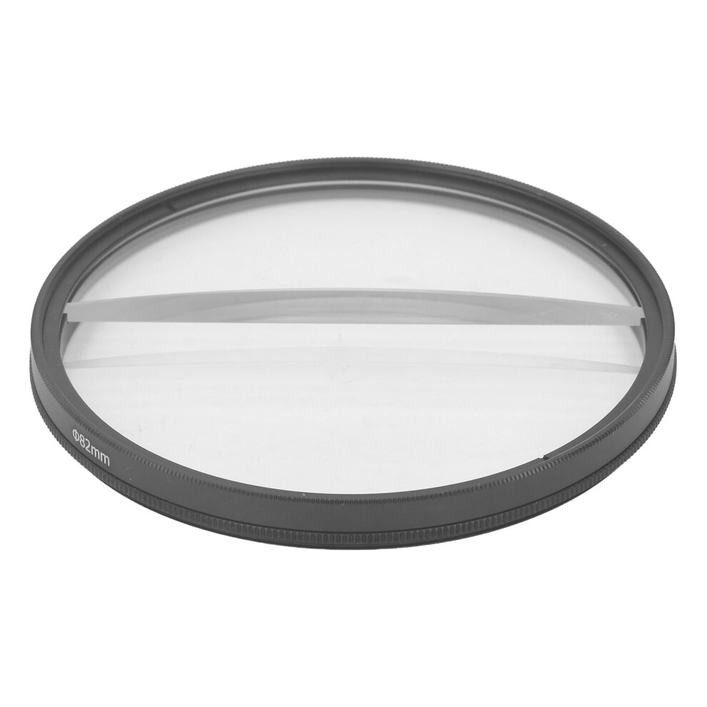 Double Half Moon Prism Special Effect Filter Camera Center Field Separation Diopter Filter Photography Slr Camera Accessories 82Mm 3635331112077