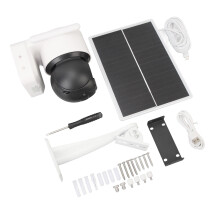 Outdoor Security Camera with Solar Panel 6600mAh 2 Way Talk 3MP HD 345 Rotation Night Vision Human Detection WiFi Cameras