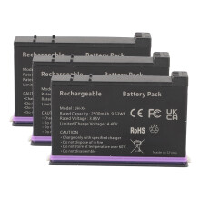 Camerabatterijlader, snelladerhub ter vervanging van de originele 3x2500mAh-batterijen, USB Type-C-kabel, compatibel met X4.