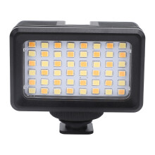Luz LED para cámara, resistente al agua hasta 40 m, de 2700 K a 5600 K, portátil, para buceo, compatible con cámaras de acción.