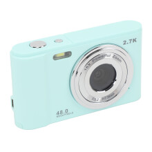 Digital Camera 48MP HD 16x Zoom 2.7K Vlogging Compact Camera Compatible With Home and Travel Light Green