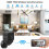 Wireless Security Camera Infrared Night Vision Motion Detection with Mount Compatible With Home 1