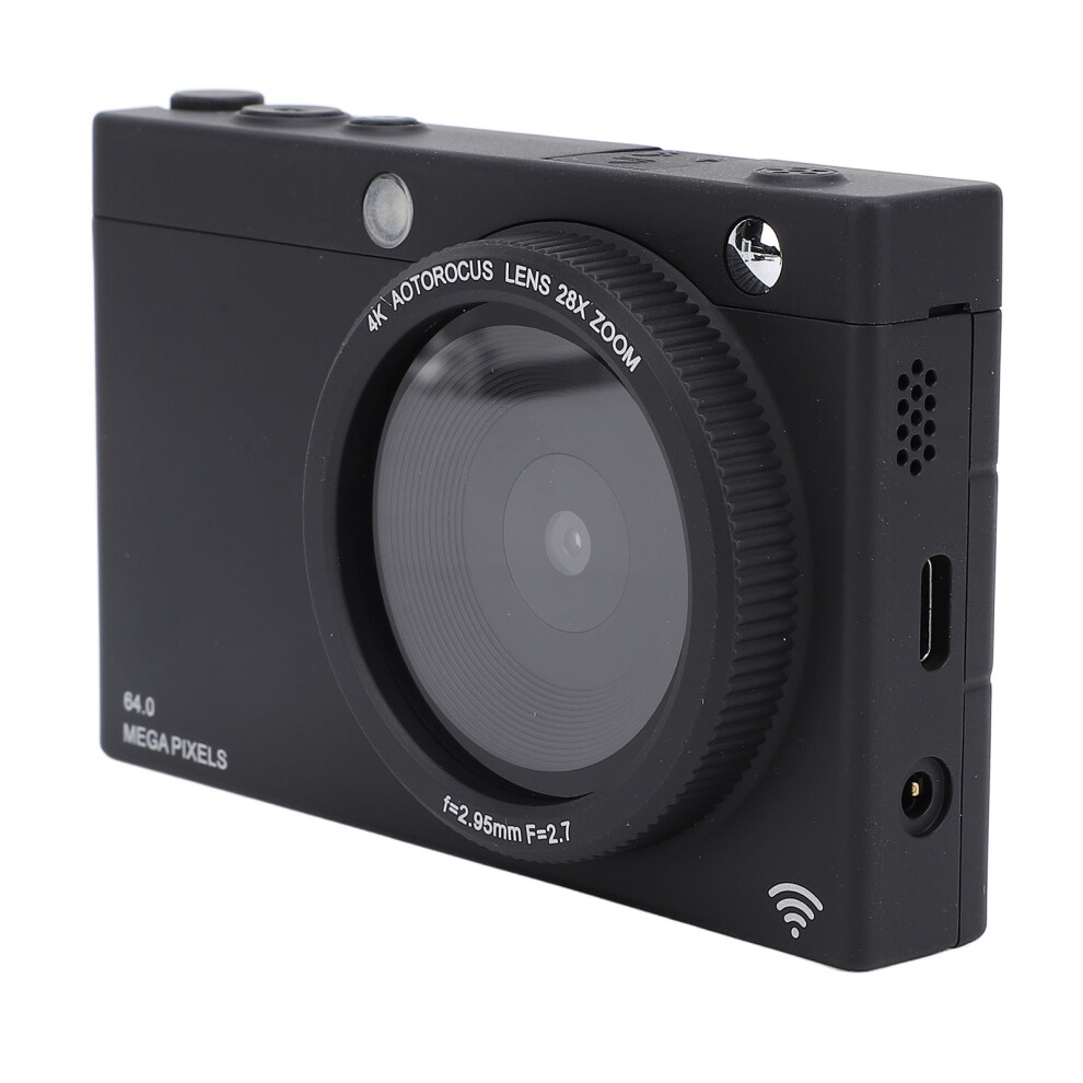 4K Digital Camera 2.83 Inch Screen 64Mp Autofocus Vlogging Camera With 28X Digital Zoom Beauty Retro Filter Compact Travel Video Camera 3671627070744