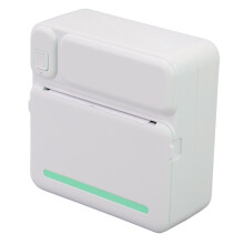 Sticker Printer Mini Thermal Printer Portable Inkless Bluetooth APP Phone Printer Compatible With Kids DIY Study Notes Pictures Receipts Green