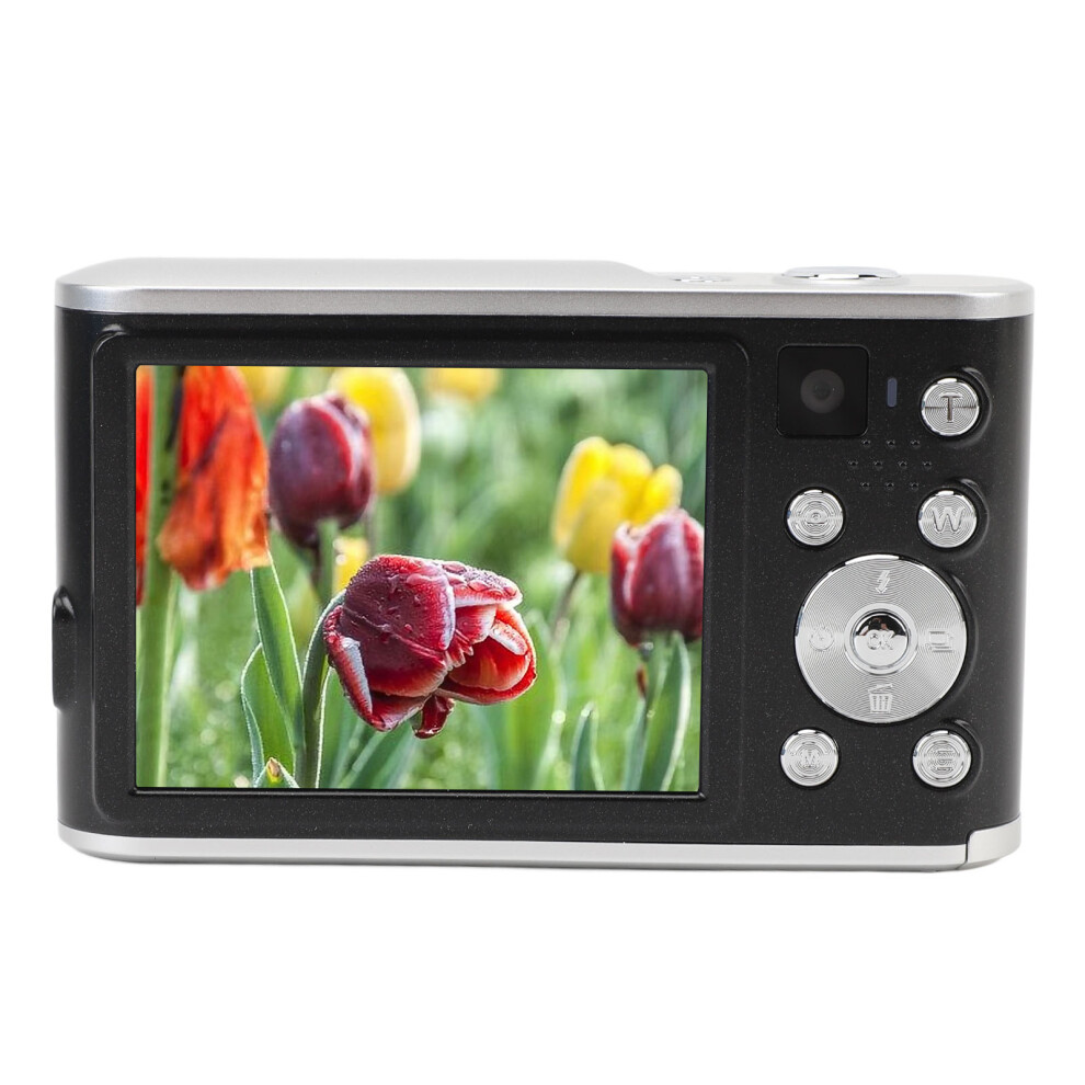 4K Digital Camera 2.8In Ips Screen 48Mp Autofocus Kids Selfie Camera With Front Rear Dual Camera 16X Digital Zoom Compatible With Teens Beginner Black 3732716824188