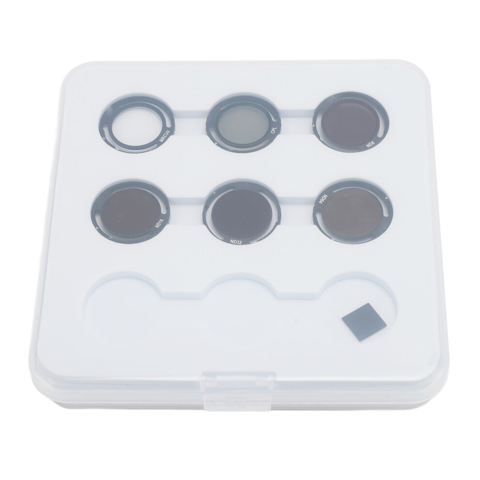 6Pieces Drone Nd Filters Set Aluminum Alloy Optical Glass Nd8 Nd16 Nd32 Nd64 Uv Cpl Lens Filter Compatible With Avata2 Light 3218480684628