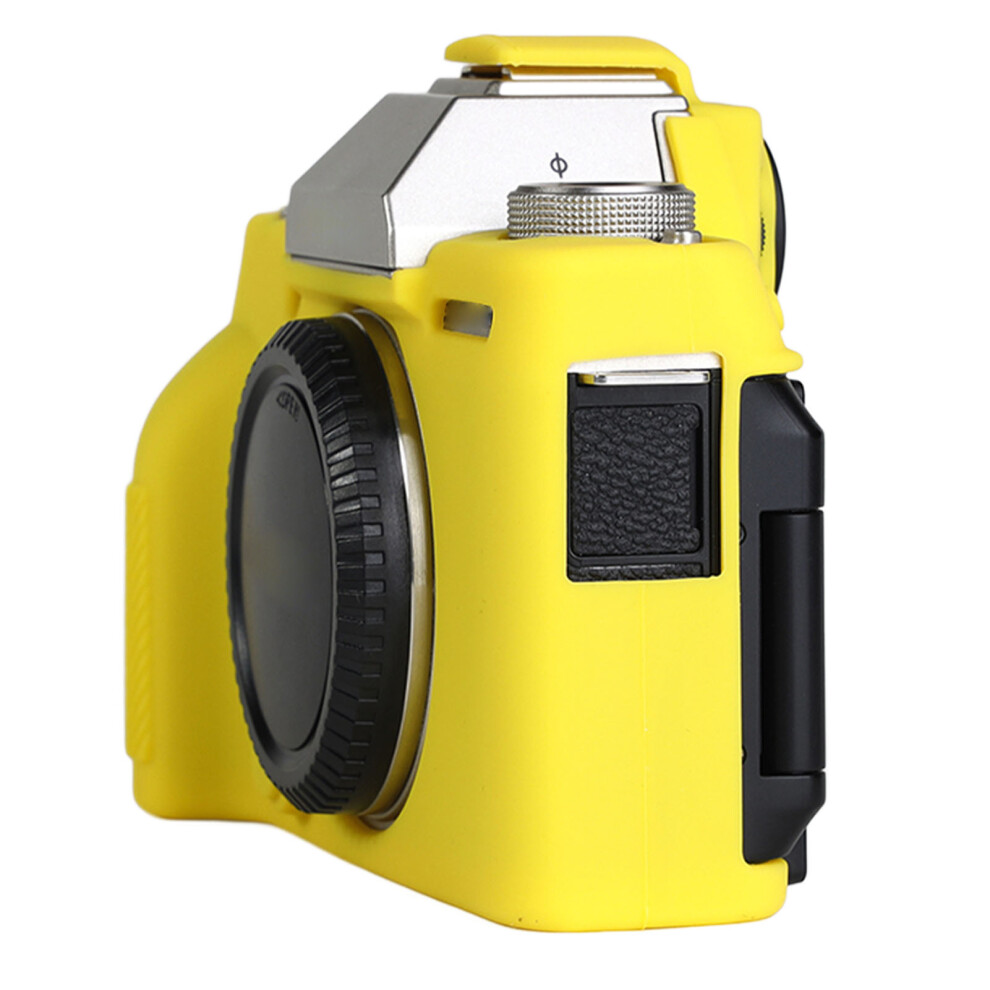 Silicone Camera Protective Case Anti Scratch Soft Silicone Protective Cover Protector Skin Compatible With Fujifilm Xt200 Yellow 3735918424132