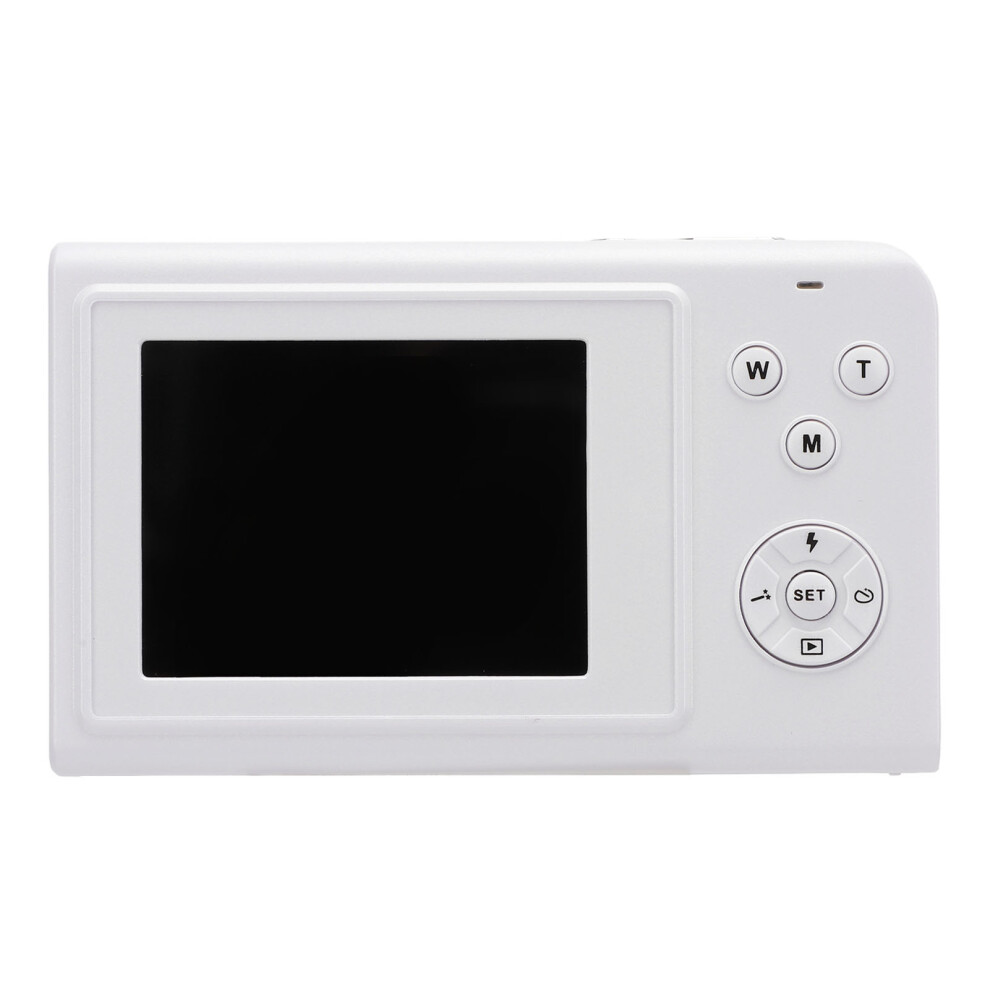 Digital Camera 56Mp 4K Autofocus 16X Digital Zoom Prevent Shaking 2.4 Inch Screen Portable Vlogging Camera With Fill Light/White 3592284145975