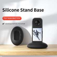 Base di supporto da tavolo in silicone antiscivolo aMagisn, compatibile con il supporto per auto e gli accessori Insta360 X4.
