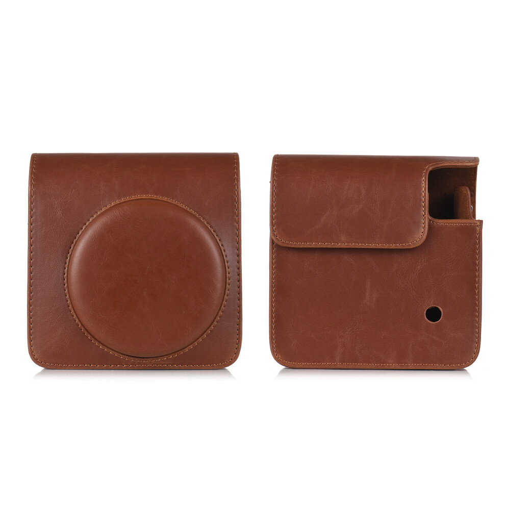 Instant Camera Storage Case Camera Bag Pu Leather Magnetic Buckle With Shoulder Strap Compatible With Square Sq40/ Sq1 3721789749795