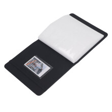 Leather Cover Photo Album Vintage 288 Photos Large Capacity Small Compatible With 3in Instant Camera Photos Business Cards Black