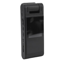 Body Worn Camera 4K 180 Degree Rotatable Lens HD 1.54in Screen Magnetic Back Clip Small Video Recorder Compatible With Law EnCompatible Withcement