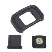 Ocular de visor cuadrado de 22 mm con nivel de burbuja y tapa para zapata de accesorios, juego 3 en 1 compatible con la cámara Z50