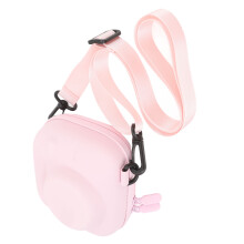 Estojo protetor portátil para câmera com alça de ombro ajustável, compatível com Mini 7+, 8, 9, 11, 12 e 40, rosa.