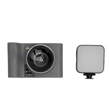 2.5K 24MP Digitaalikamera 2.8 tuuman näyttö 16X digitaalinen zoom Monitoiminen WiFi-digikamera Vloggauskamera täytevalolla musta