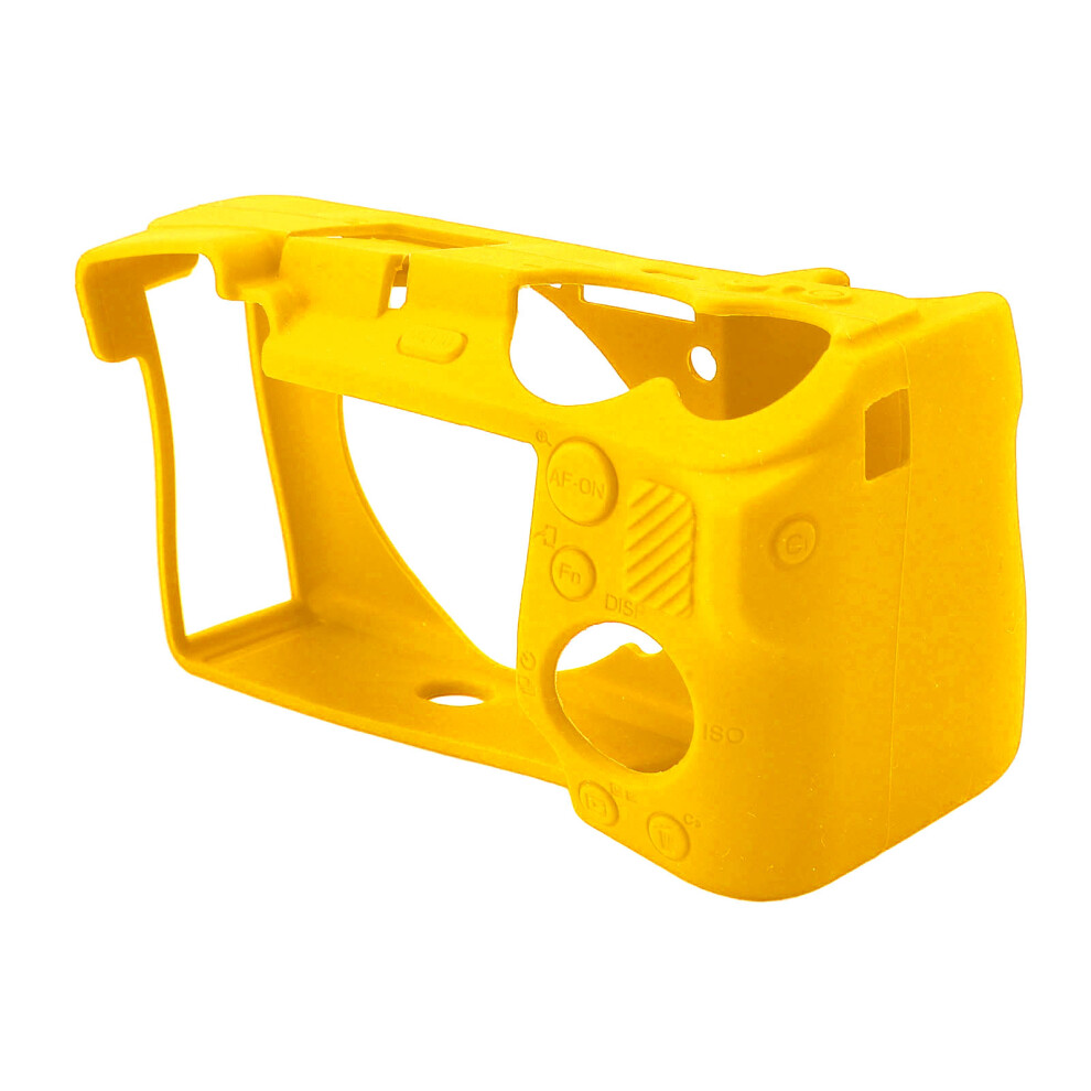 Camera Hood Case Shockproof Scratch Proof Soft Silicone Camera Protective Cover Compatible With A6700 Yellow 3706998810702