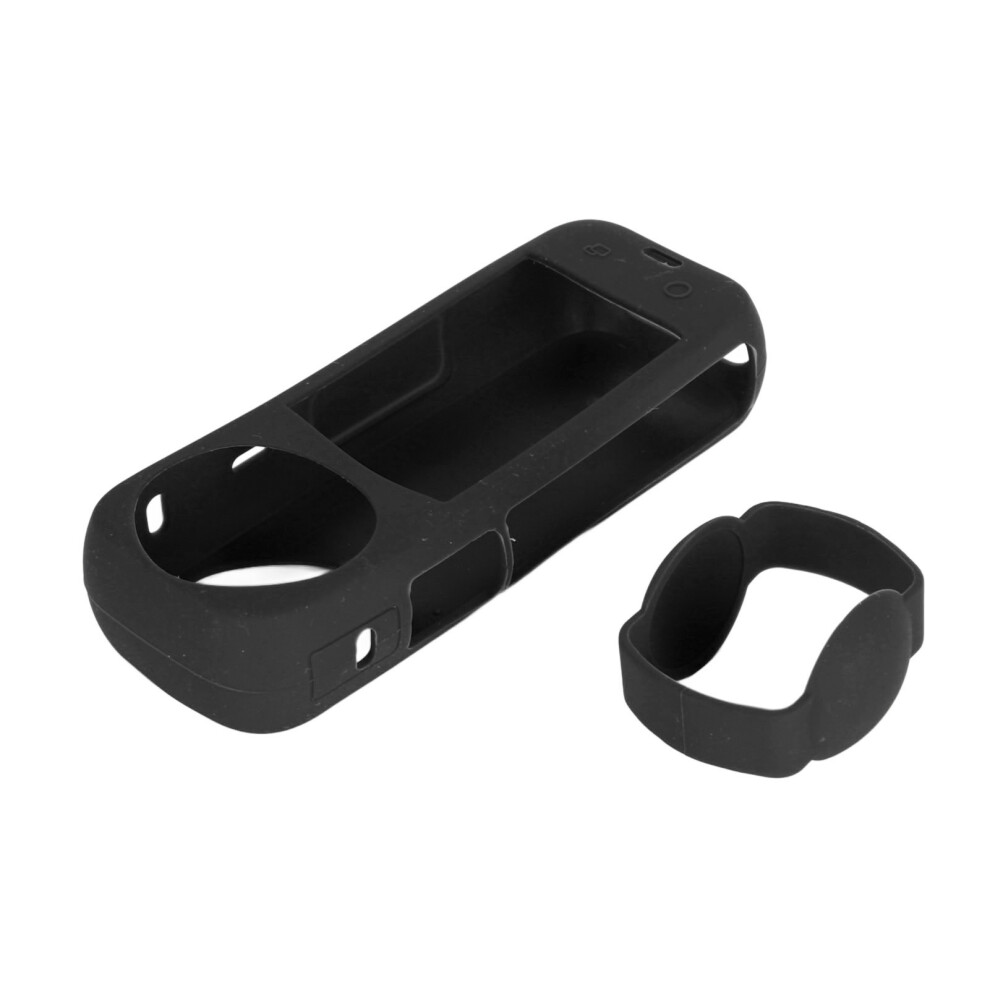 Action Camera Protective Case Silicone Shockproof Cover Panoramic Camera Protector Compatible With Insta360 X4 Camera Black 3416206990996