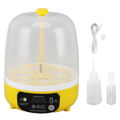 4-Eier-Inkubator 7W USB ABS-Schaum 137x180mm Weiß 2