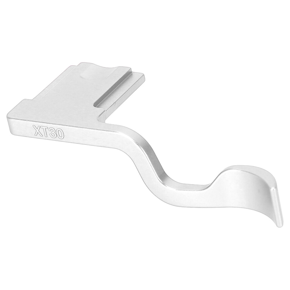 Hot Shoe Thumb Up Rest Hand Grip Cnc Aluminum Alloy Secure Hold Compatible With Fuji Xâ1 XâT2 XâT3 XâT10 XâT20 XâT30 Camera Silver 3197109053956