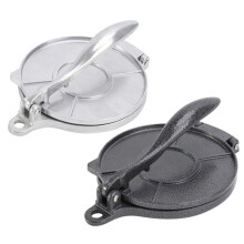 Outils de Pressage Manuels pour Tortillas de Maïs de 16 cm, Moules à Tortillas en Alliage D'Aluminium, Accessoires de Cuisine (2 Pièces)