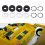 Mower Deck Tune Up Kit for 36-52in Rubber Plastic Improves Cutting Efficiency 13