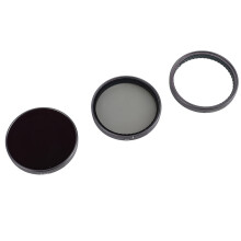 Action-Kamera-Filterset mit Schnellverschluss, Mehrschichtbeschichtung, UV-, CPL- und ND16-Filter, kompatibel mit ACTION 3, 4 und 5 Pro