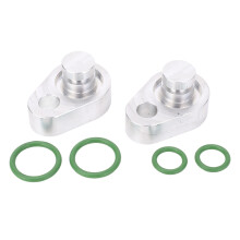 Rear Air Conditioning Block Off Kit Factory Direct Replacement Fittings Allows Front Air Conditioning Operation Compatible with Suburban Yukon Tahoe