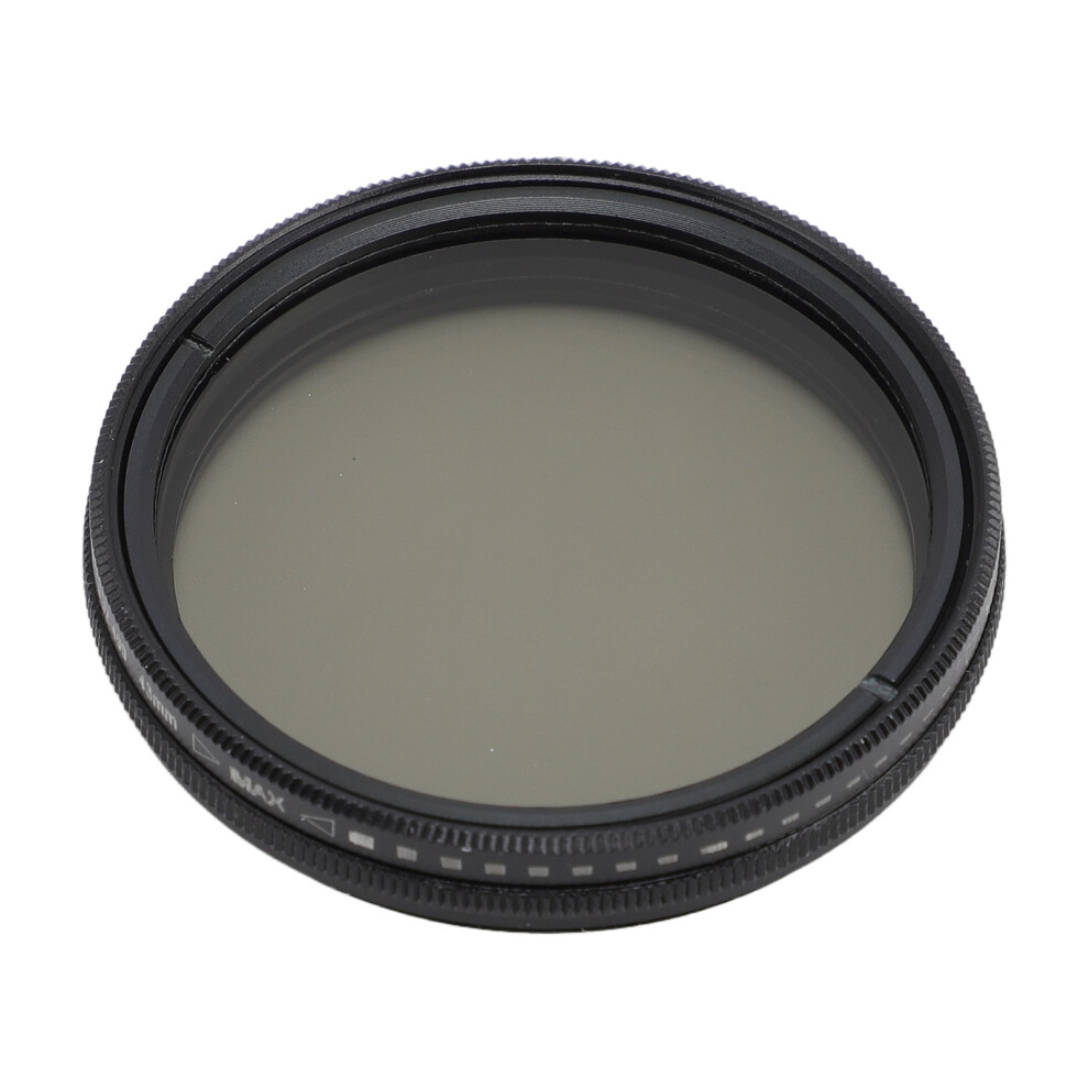 Adjustable Nd Camera Lens Filter Nd2 To 400 Neutral Density Optical Glass Nd Filter Compatible With Photography 43Mm Light 3850894790474