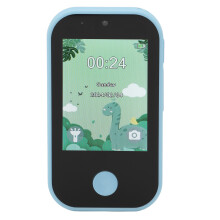 1080P 48MP digitale camera, 2,8 inch IPS touchscreen, MP3-muziekspeler, kindertelefoon met selfiecamera, blauw