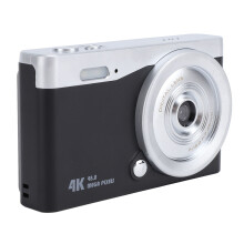 Digitale camera 12MP HD 2,8 inch TFT-scherm Autofocus DV-camera met meerdere filters en frames, compatibel met vloggen en reizen, zwart
