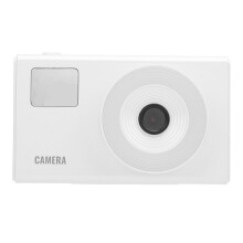 4K Digital Camera 48MP HD 16x Zoom WDR Stabilization Music Beauty Retro Compact Camera with Fill Light Compatible With Teens Students White