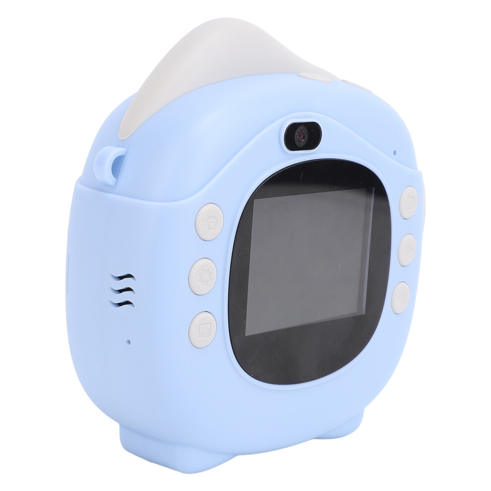 Instant Camera 12Mp Fhd Digital Zoom 2.4 Inch Ips Screen 800Mah Thermal Instant Print Camera Compatible With Travel Selfie Blue 3733697548520