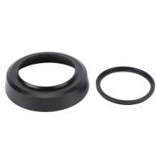 Kit de parasol HN-2 de 49 mm, filtro UV de 49 mm y tapa de objetivo compatible con objetivos AF28mm F2.8, 35-70mm F3.3-4.5 y 24-70mm F3.5-5.6 IX.