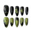 (M) Shiny Almond False Nails for DIY Home Decoration 6