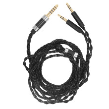 4.4mm Silver Plated Headphone Cable Replacement 3.9ft for D600 D7200 Elear