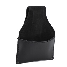 Custodia portatile in ecopelle per gesso da biliardo, tasca porta gessi per stecche da pool, colore nero